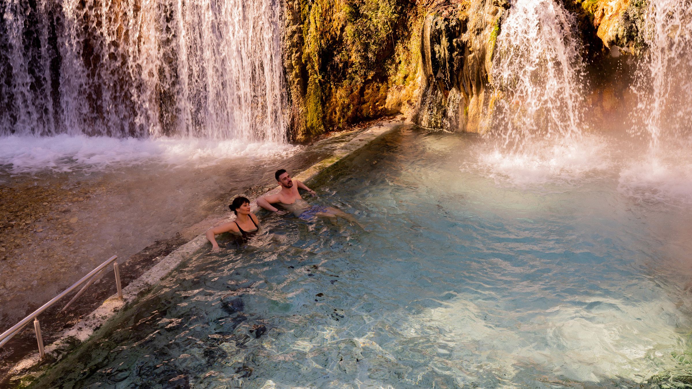 Bathing in Pozar thermal baths photo